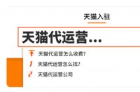 天貓雙十一活動籌備，天貓代運營排名！