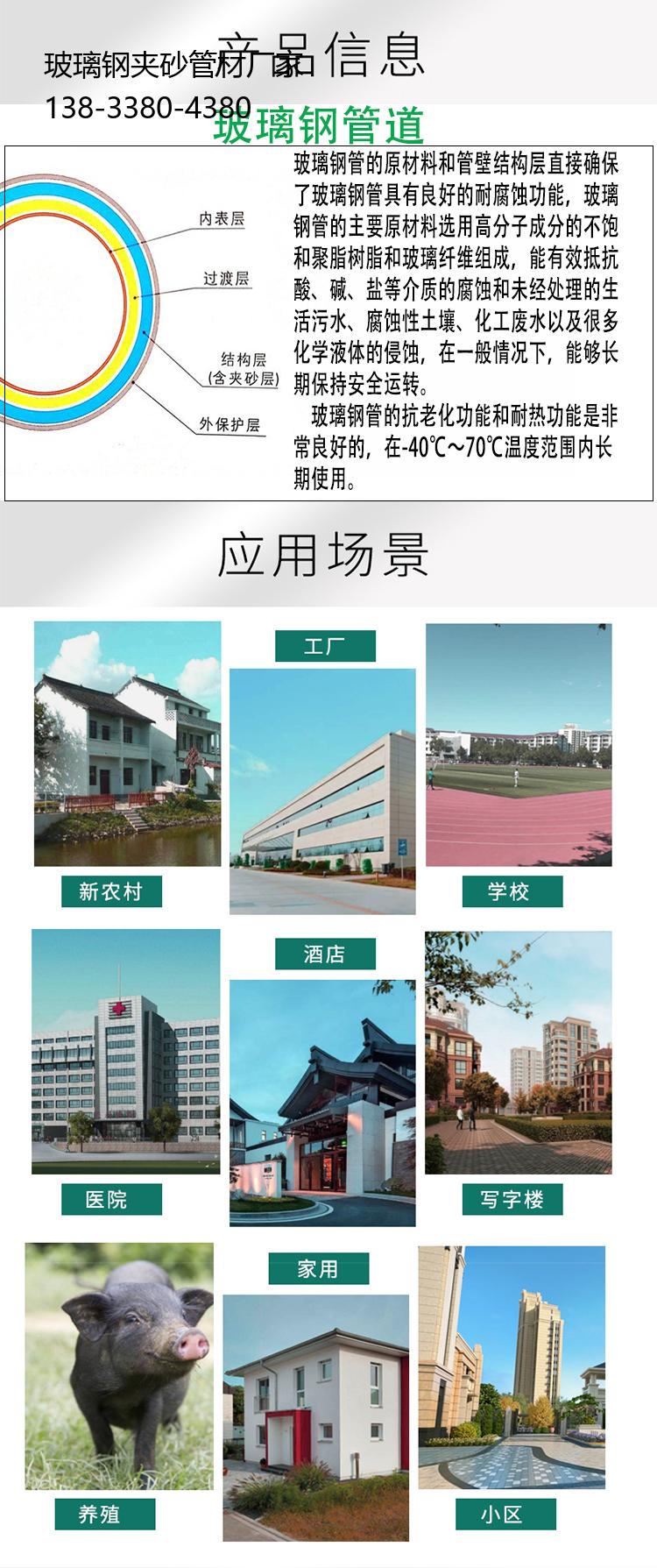 玻璃鋼夾砂管材廠家